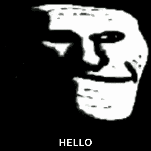 Troll Face Creepy Smile GIF