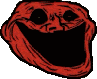 Troll Face Phonk Sticker