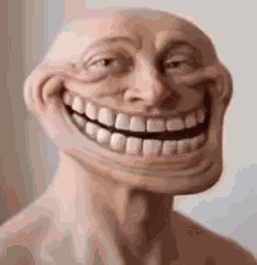 Troll Face Realistic GIF
