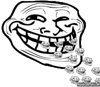 Trollface Test Sticker Sticker