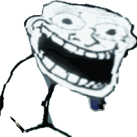 Trollge Troll Face Sticker