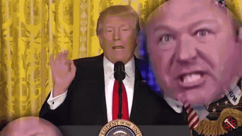 Trump Alex Jones GIF
