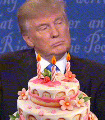 Trump Birthday GIF
