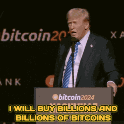 Trump Bitcoin GIF