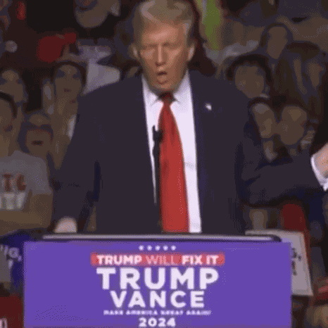 Trump Clinton GIF