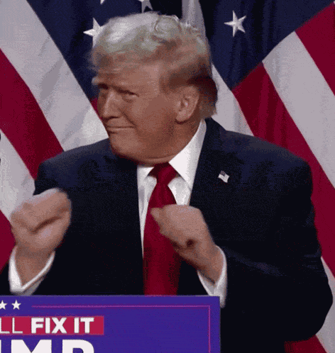 Trump Dance Win GIF
