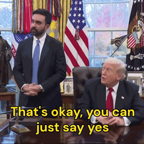 Trump Mamdani GIF