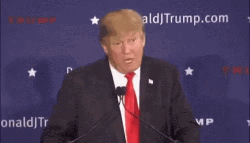 Trump Speaking GIF