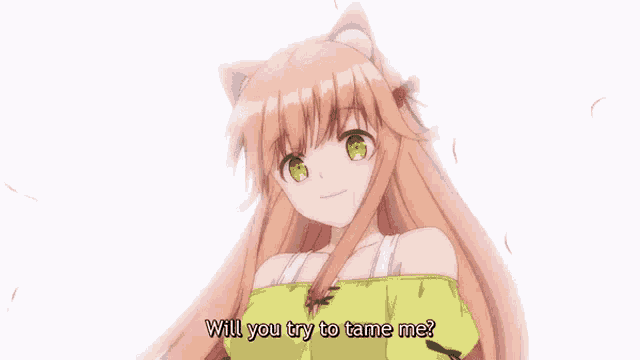 Try To Tame Me Anime Tame Me GIF