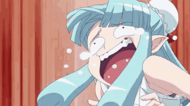 Tsugumomo Laugh GIF