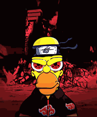 Tuff Homer Sharingan GIF