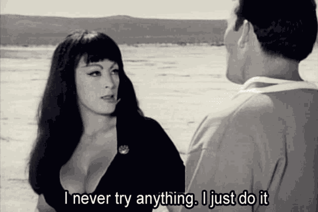 Tura Satana Just Do It GIF