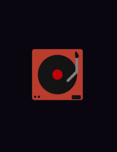 Turntable Record Player GIF