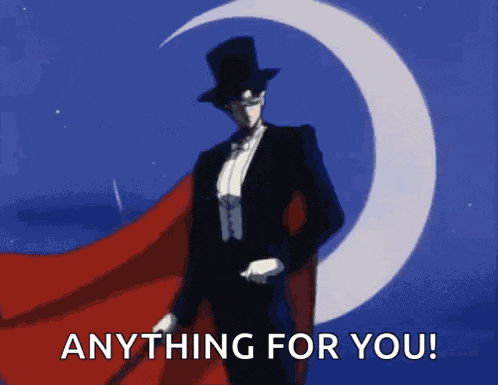 Tuxedo Mask Sailor Moon GIF
