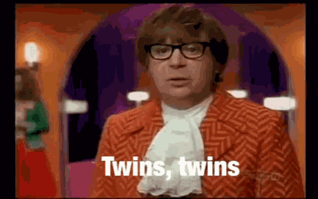 Twins Austin Power GIF