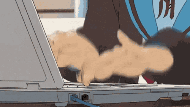 Typing Anime GIF