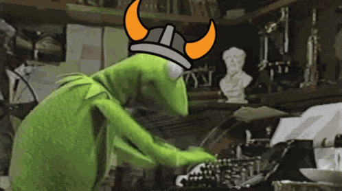 Typing Floki Inu GIF