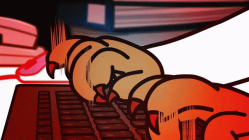 Typing Retsuko Typing GIF