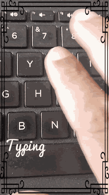 Typing Work GIF