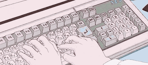 Typing Working GIF