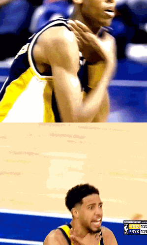 Tyrese Haliburton Reggie Miller GIF