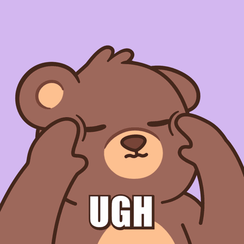 Ugh Frustration GIF