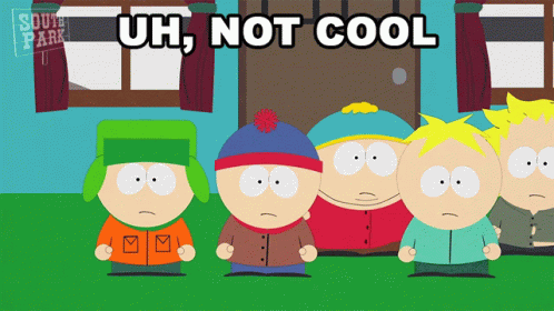 Uh Not Cool Kyle Broflovski GIF
