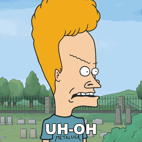 Uh-oh Beavis GIF