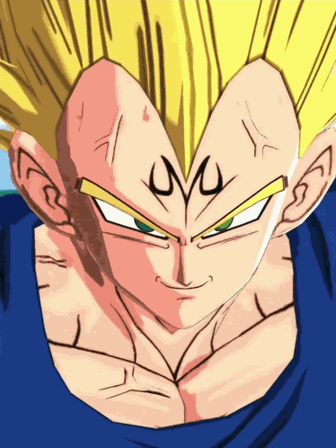 Ultra Majin Vegeta Yel Majin Vegeta GIF