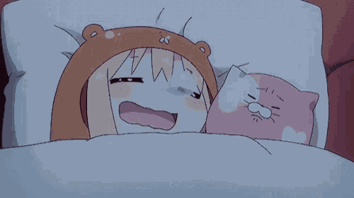 Umaru Sleeping GIF