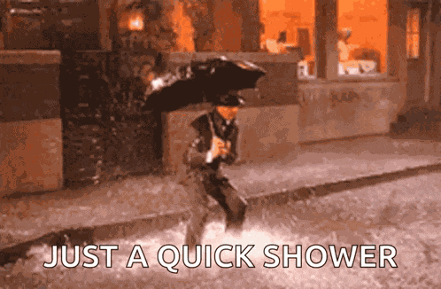 Umbrella Raining GIF