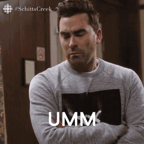 Umm I Dont Think I Said That Dan Levy GIF