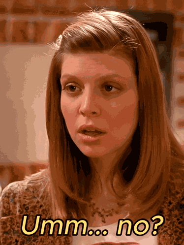 Umm No Tara Maclay GIF