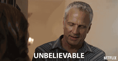 Unbelievable Patrick Fabian GIF