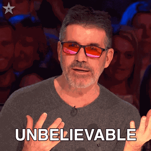 Unbelievable Simon Cowell GIF