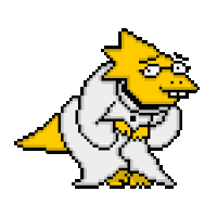 Undertale Alphys Sticker