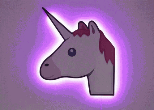 Unicorn Ein Horn Glowing GIF