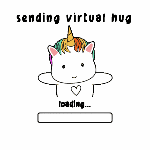 Unicorn Hug GIF