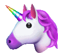Unicorn Rainbow Horn Sticker