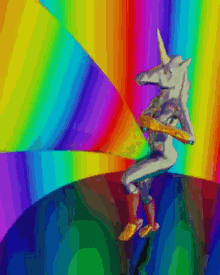 Unicorndance Rainbow GIF