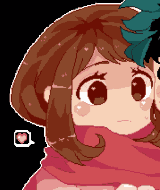 Uraraka X Deku GIF