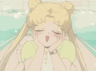 Usagi Happy Sailor Moon GIF