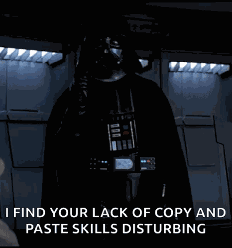 Vader Lack Of Fatih GIF