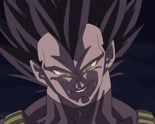 Vegeta Menacing GIF