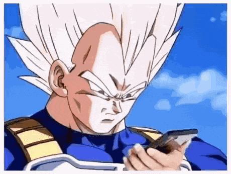 Vegeta Smirk Vegeta Phone GIF