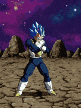 Vegeta Super Saiyan Blue Evolved Vegeta GIF