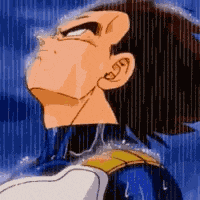 Vegeta Vegeta Rain GIF
