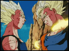 Vegeta Vs Goku GIF