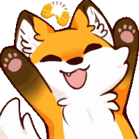 Vicksy Fox Sticker