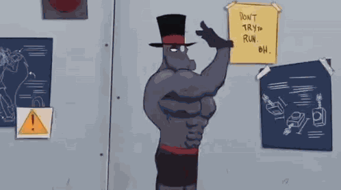 Villanous Black Hat GIF